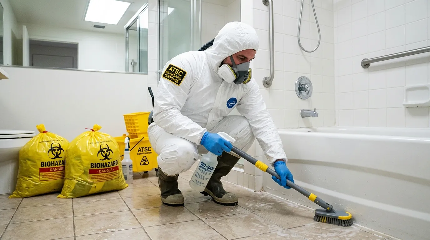 Decontamination equipment deployed for Blood Cleanup in Fulshear